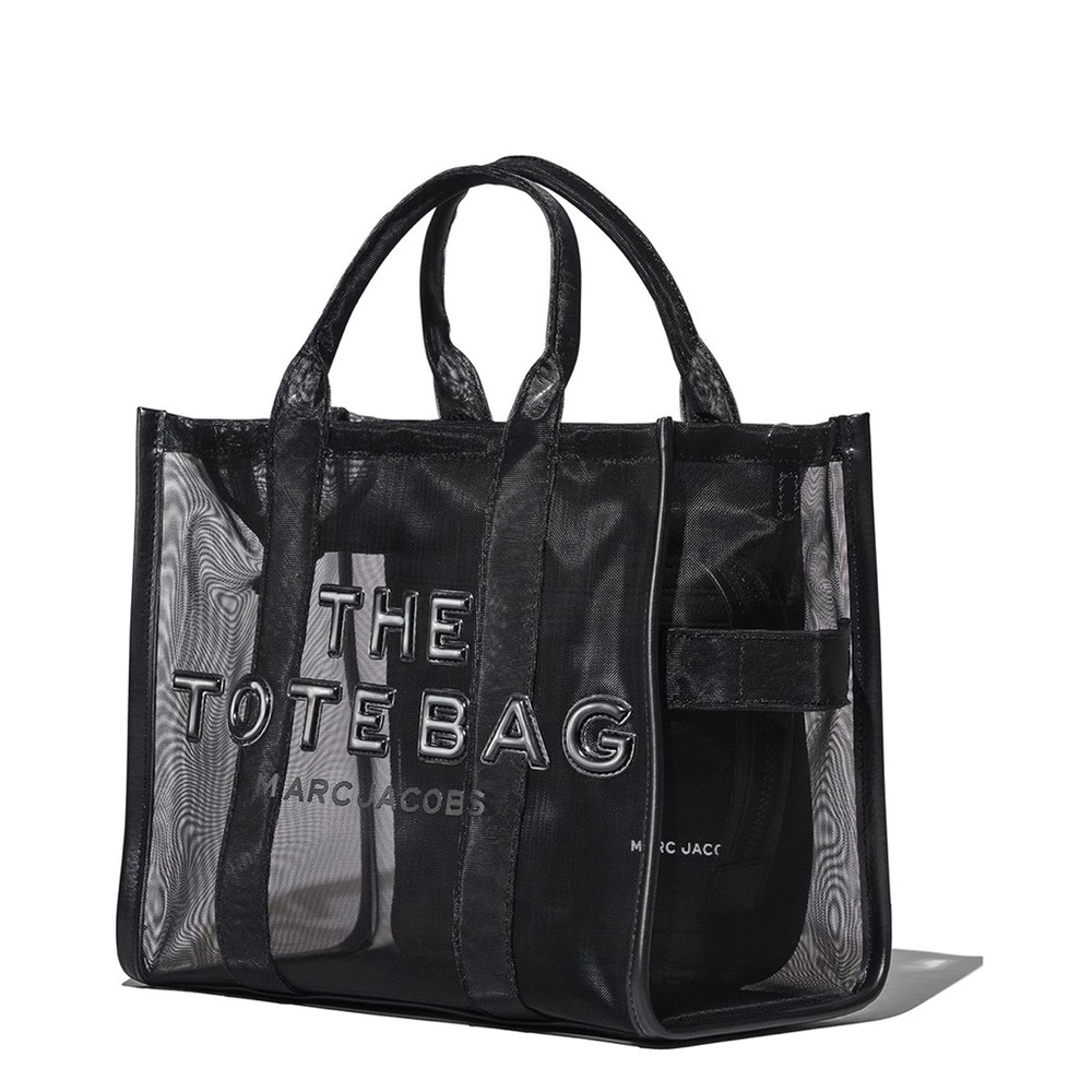 Marc Jacobs Black Mesh Tote Bag